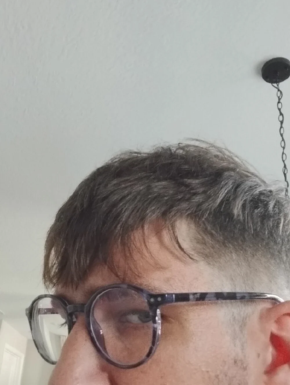 Source Unknown Round Acetate Glasses in Dark Blue Tortoise